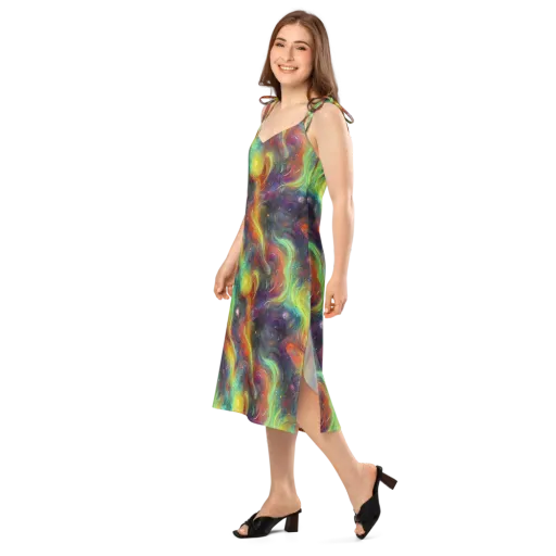 Dreamfire Spiral on a Slip Dress
