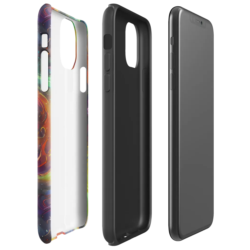 Dreamfire Spiral on Tough Case for iPhone® — Right