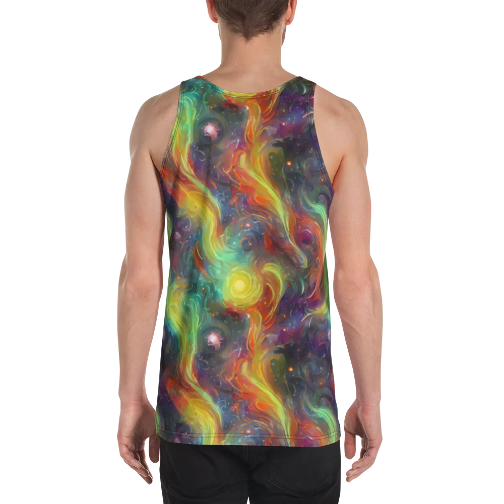 Dreamfire Spiral on Men's Tank Top — Back