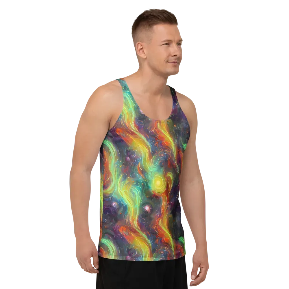 Dreamfire Spiral on Men's Tank Top — Right Front