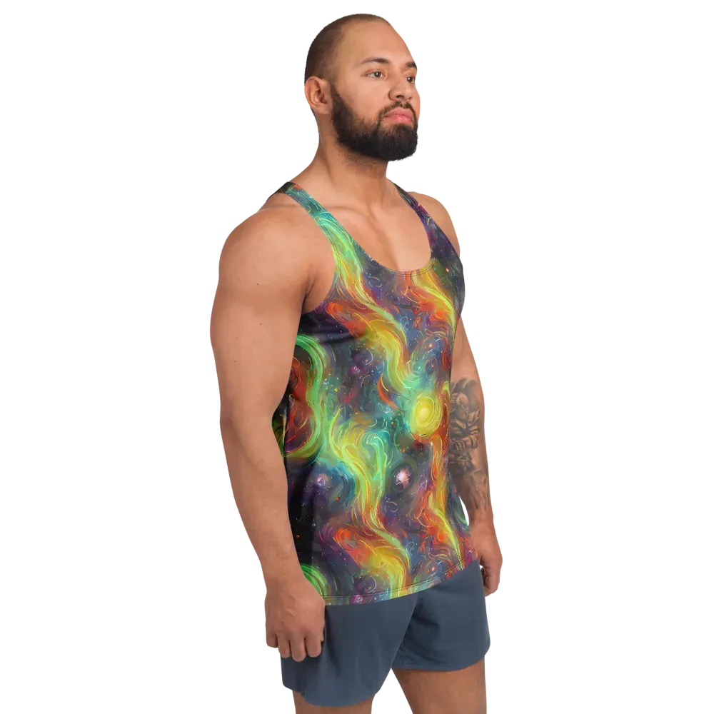 Dreamfire Spiral on Men's Tank Top — Right Front
