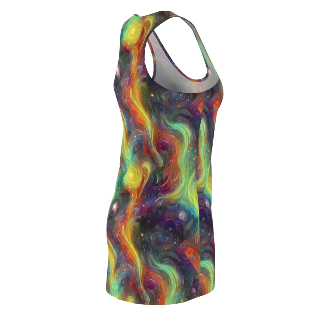 Dreamfire Spiral on Racerback Dress — Back Side