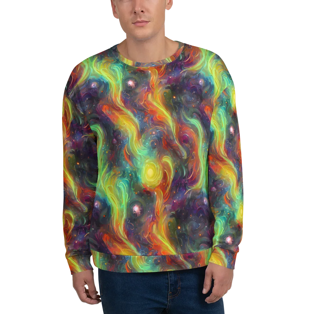 Dreamfire Spiral on Sweatshirt — Front