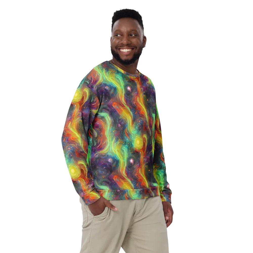 Dreamfire Spiral on Sweatshirt — Front