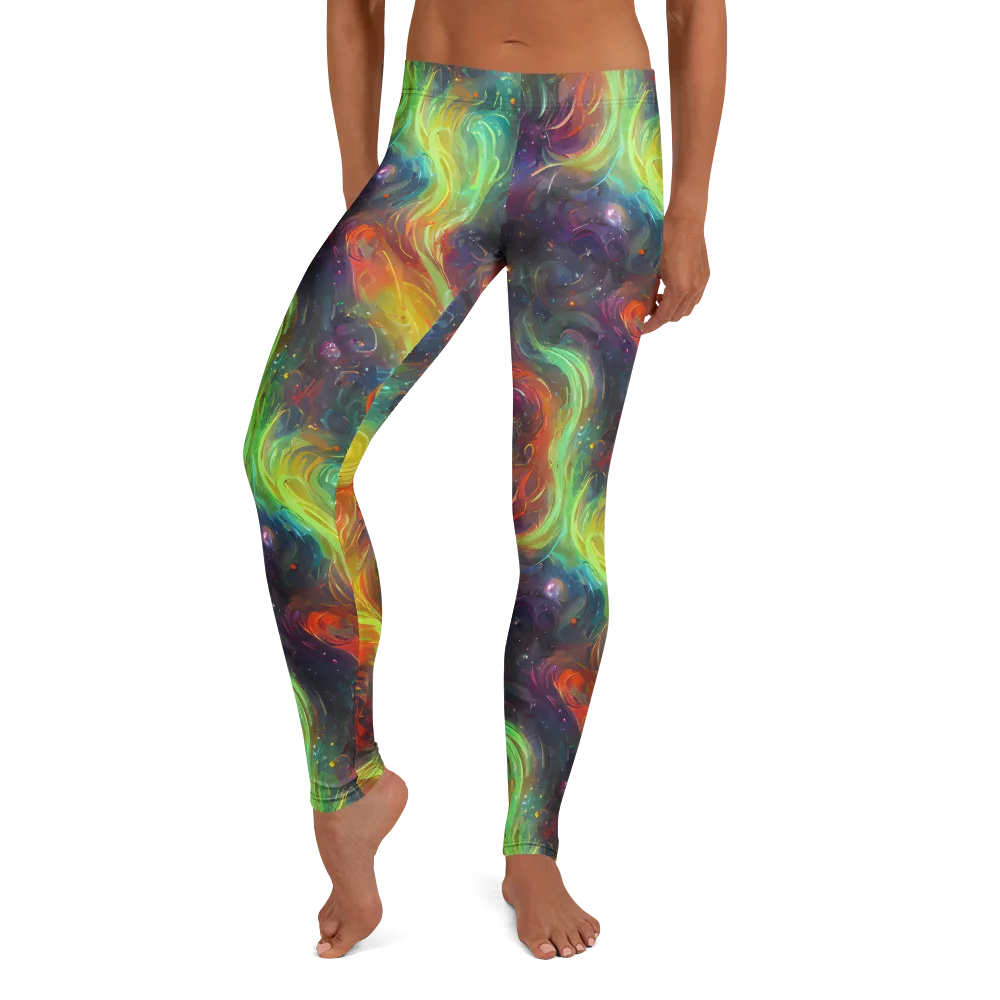 Dreamfire Spiral on Leggings — Front
