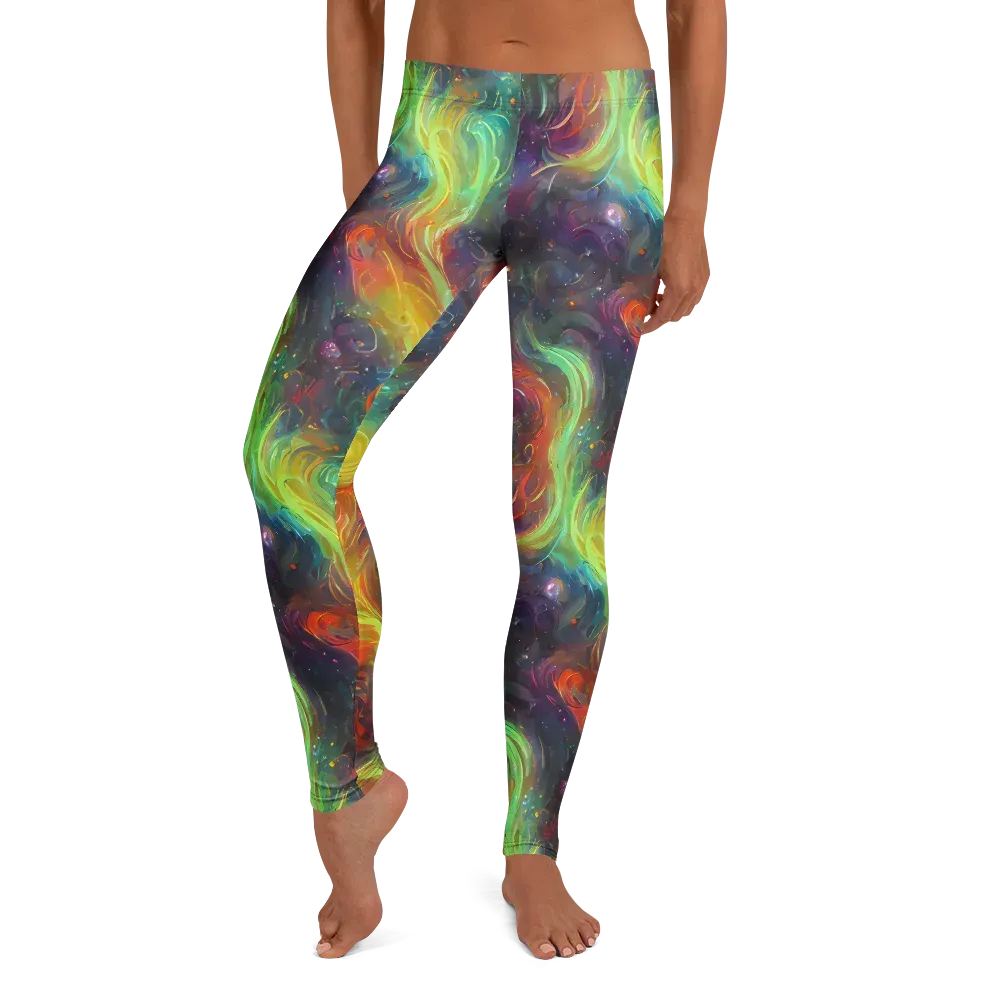 Dreamfire Spiral on Leggings — Front