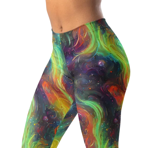 Dreamfire Spiral on a Leggings