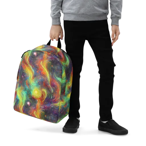 Dreamfire Spiral on a Minimalist Backpack