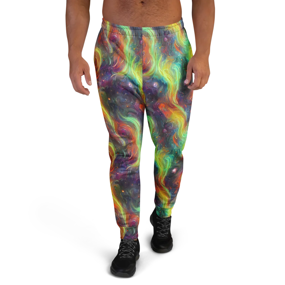 Dreamfire Spiral on Men's Joggers — Front