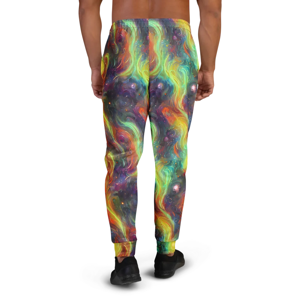 Dreamfire Spiral on Men's Joggers — Back