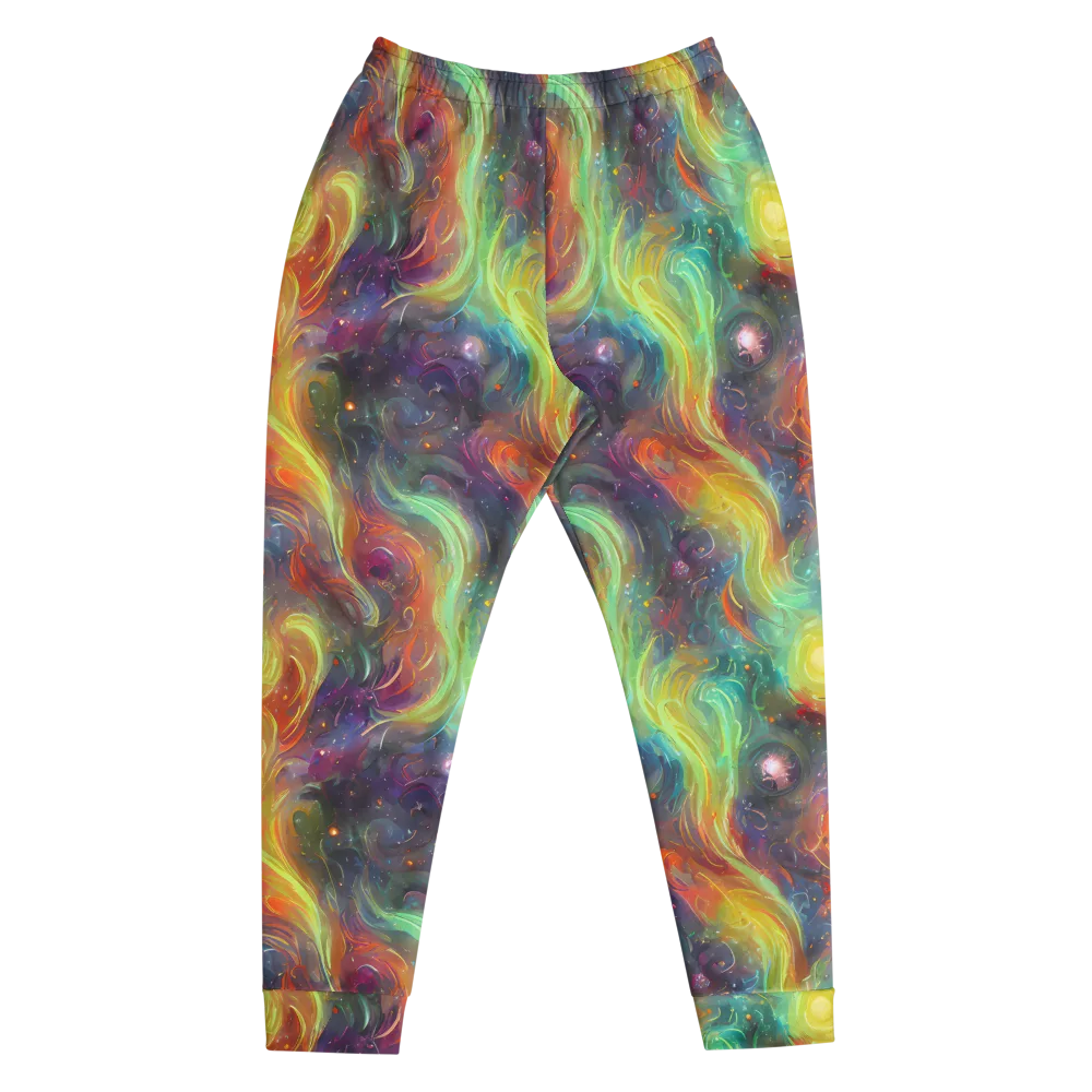 Dreamfire Spiral on Men's Joggers — Front