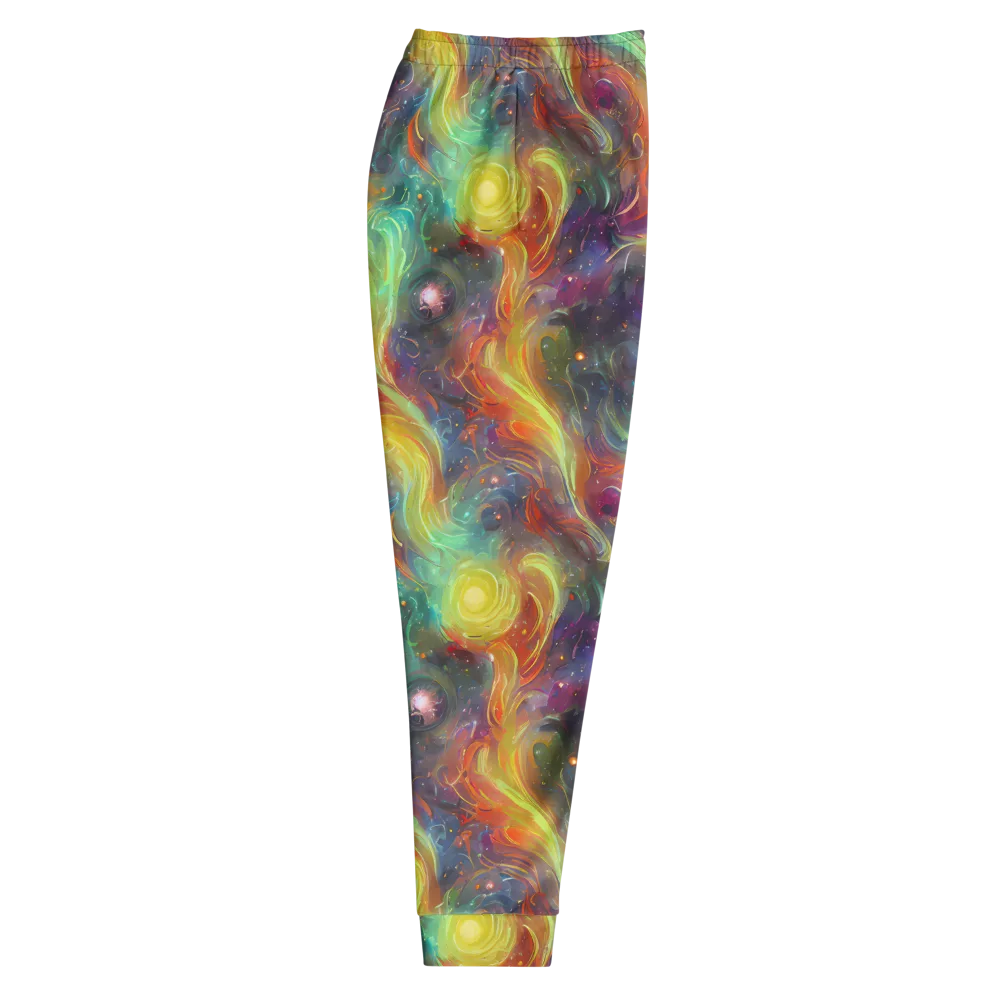 Dreamfire Spiral on Men's Joggers — Right
