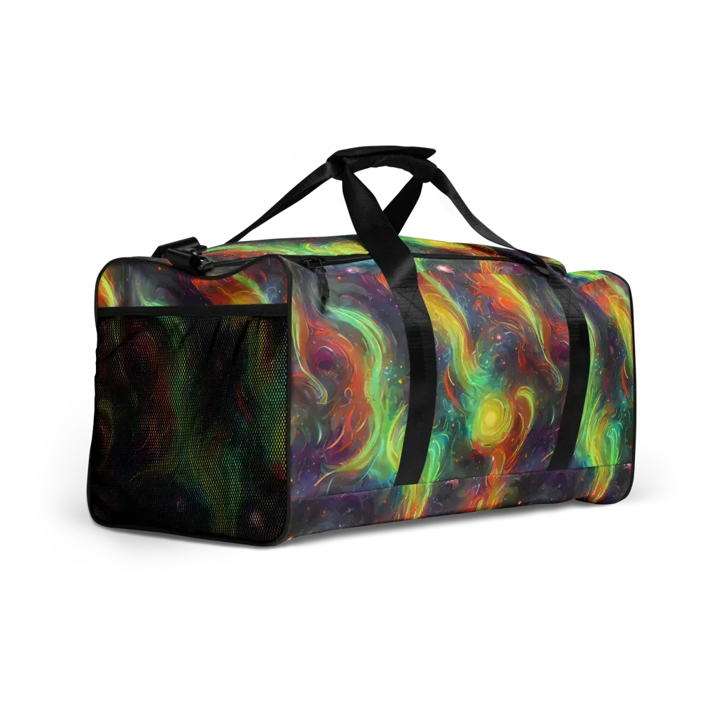 Dreamfire Spiral on Duffle Bag — Right Front