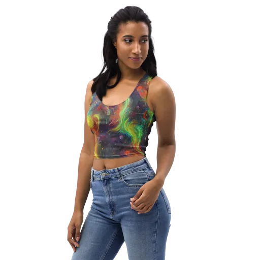 Dreamfire Spiral on a Crop Top
