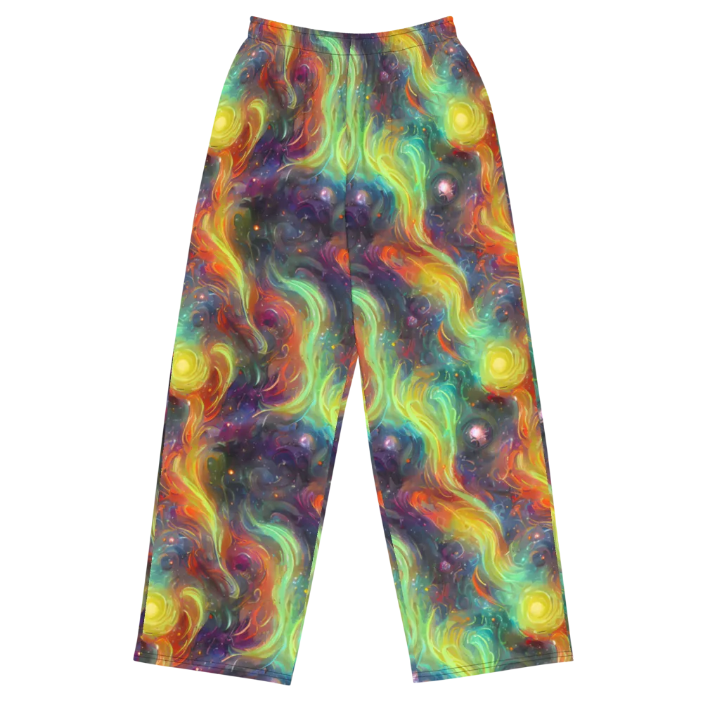 Dreamfire Spiral on Wide-Leg Pants — Front