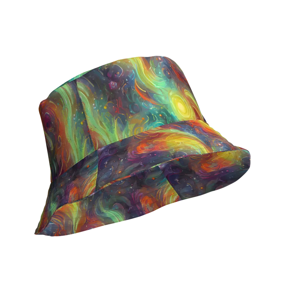 Dreamfire Spiral on Reversible Bucket Hat — Product details Outside