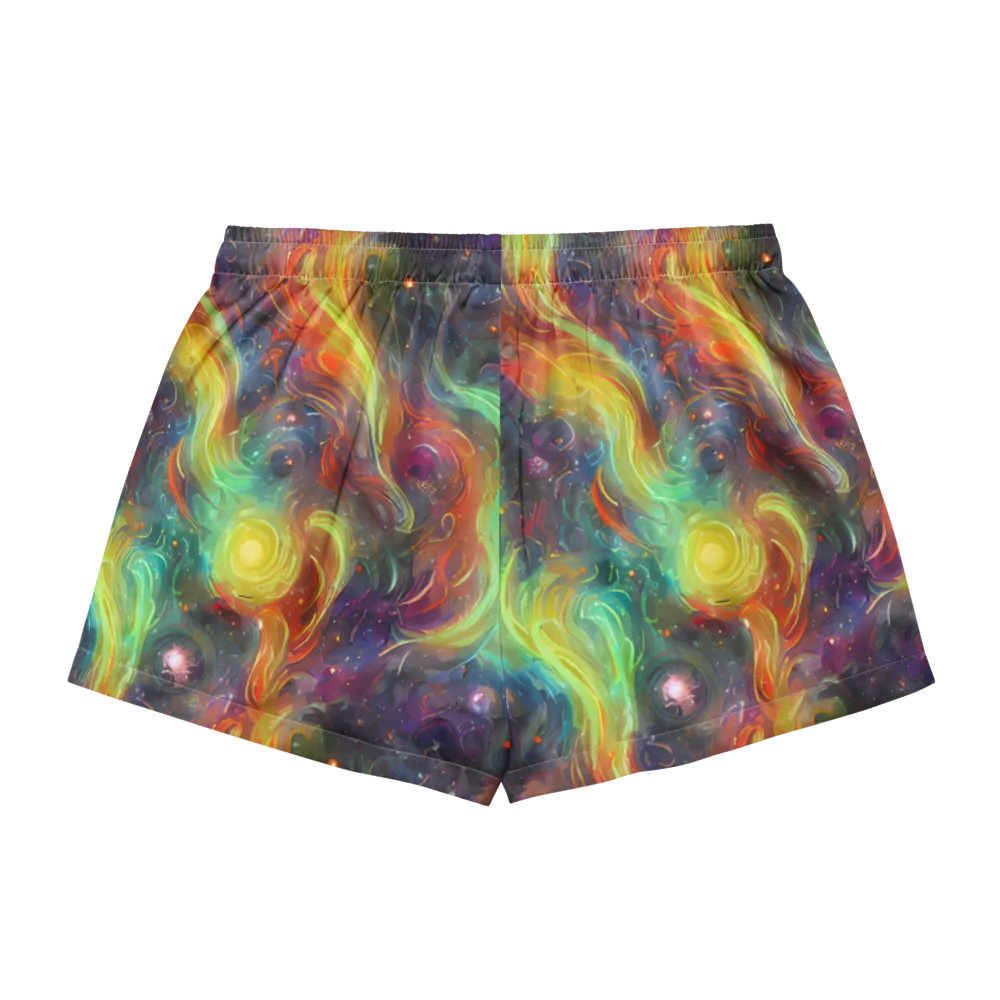 Dreamfire Spiral on Women's Pajama Shorts — Back