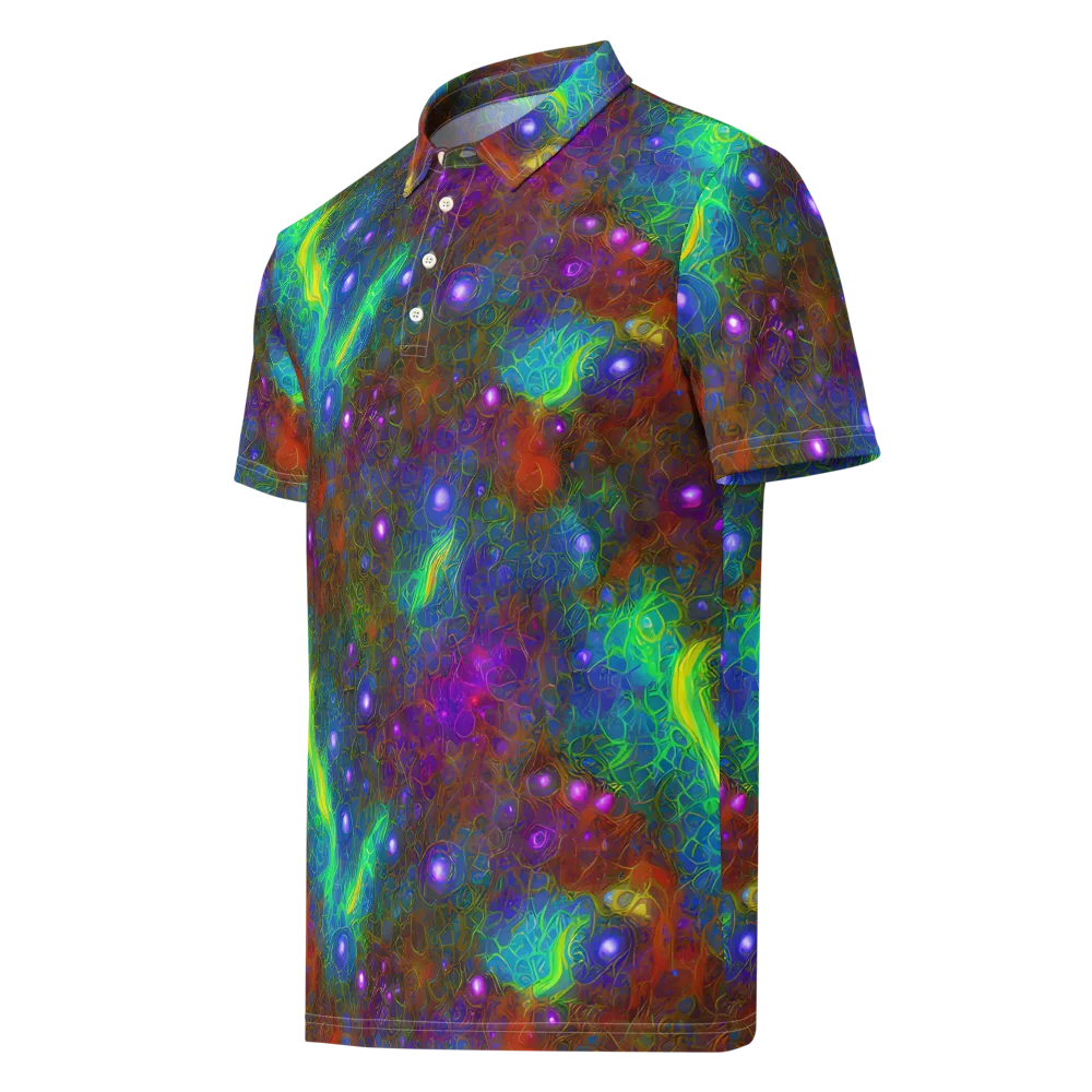 Orbital Thicket on Men's Slim Fit Polo Shirt — Left Front