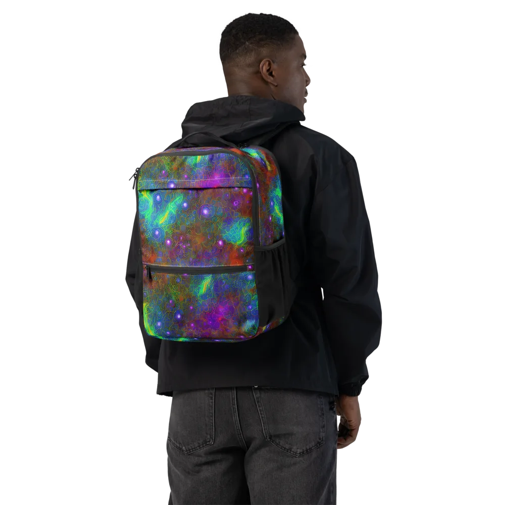 Orbital Thicket on Utility Backpack — Back