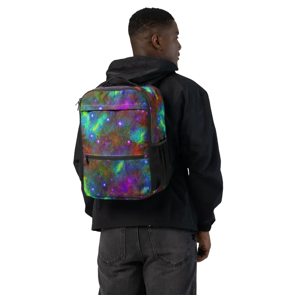 Orbital Thicket on Utility Backpack — Back
