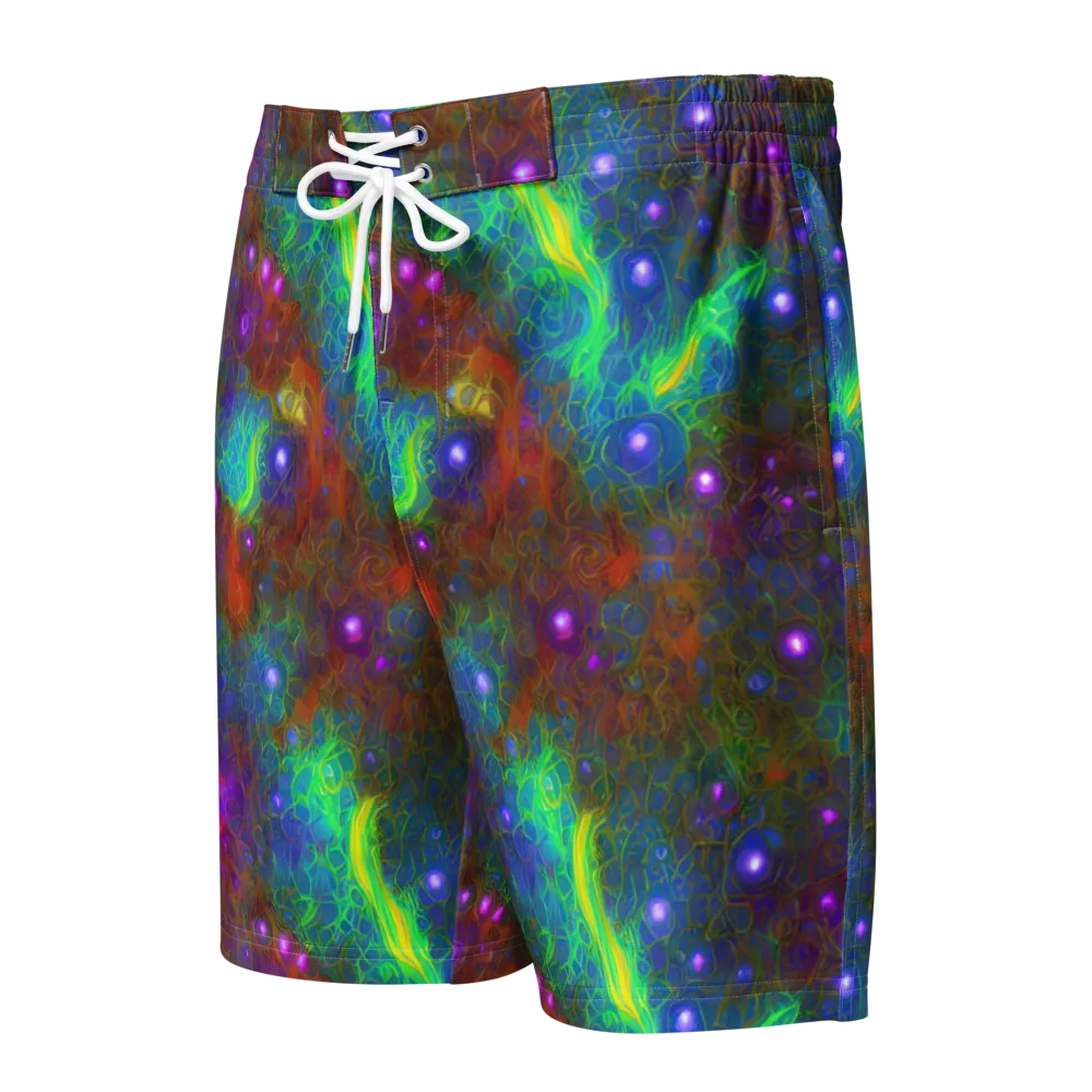 Orbital Thicket on Men's Board Shorts — Front