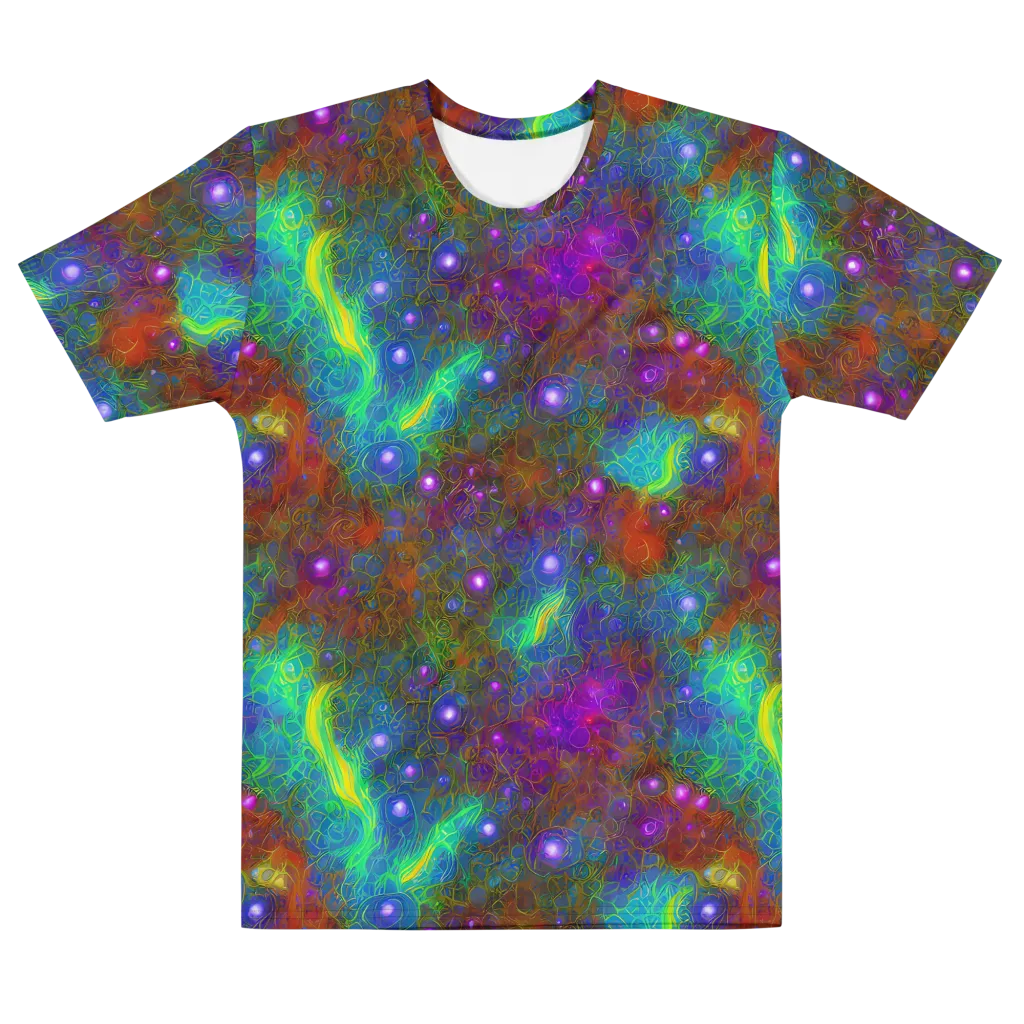 Orbital Thicket on Men's Cotton Crew Neck T-Shirt — Front