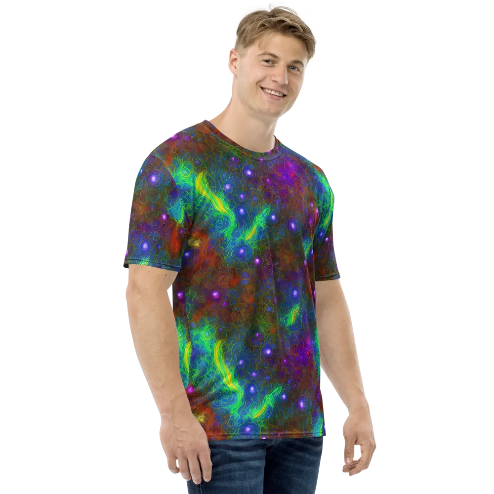 Orbital Thicket on Men's Crew Neck T-Shirt — Right