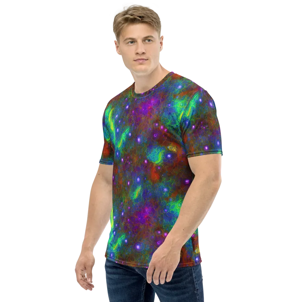 Orbital Thicket on Men's Crew Neck T-Shirt — Left