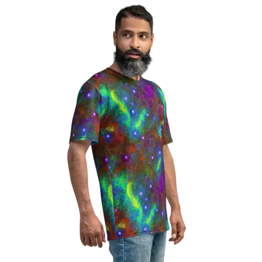 Orbital Thicket on a Men's Crew Neck T-Shirt
