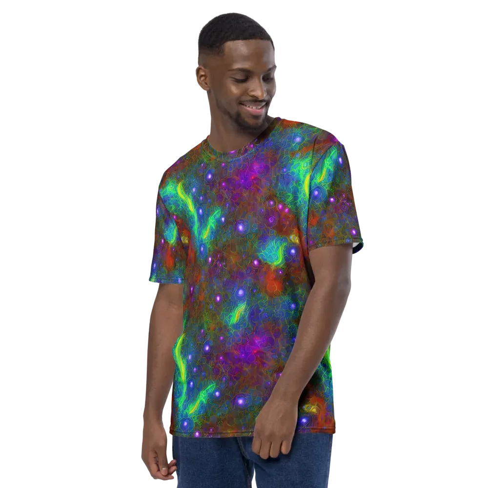 Orbital Thicket on Men's Crew Neck T-Shirt — Left