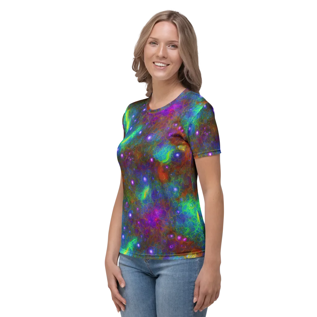 Orbital Thicket on Women's Crew Neck T-Shirt — Left