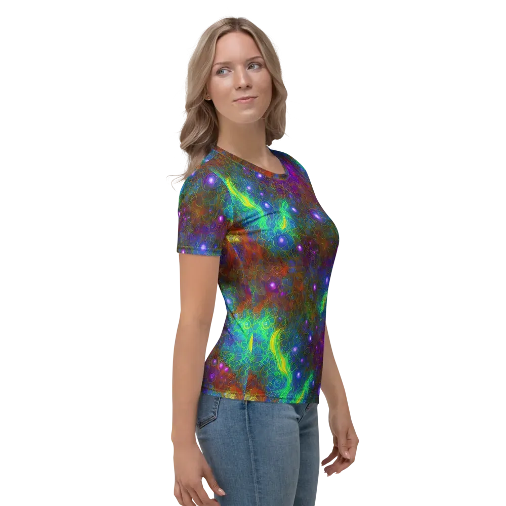 Orbital Thicket on Women's Crew Neck T-Shirt — Right
