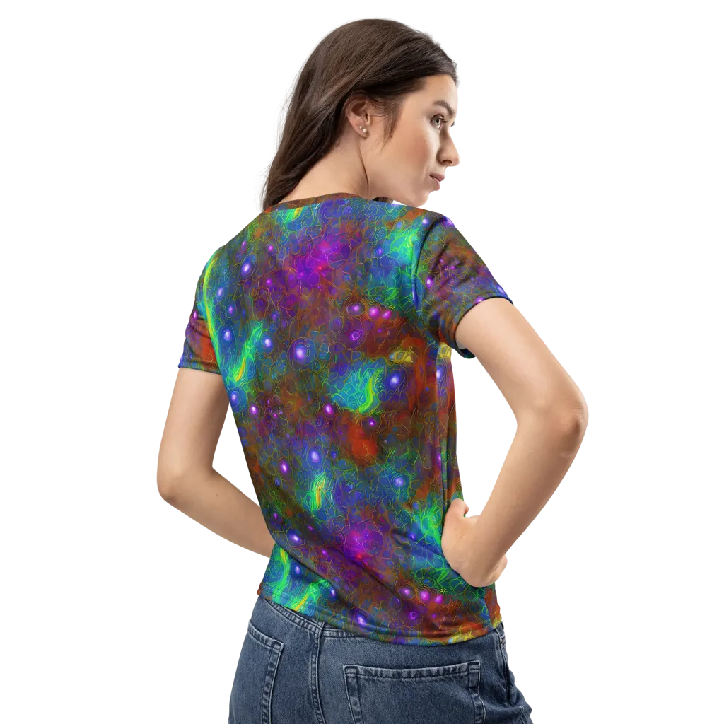 Orbital Thicket on Women's Crew Neck T-Shirt — Back