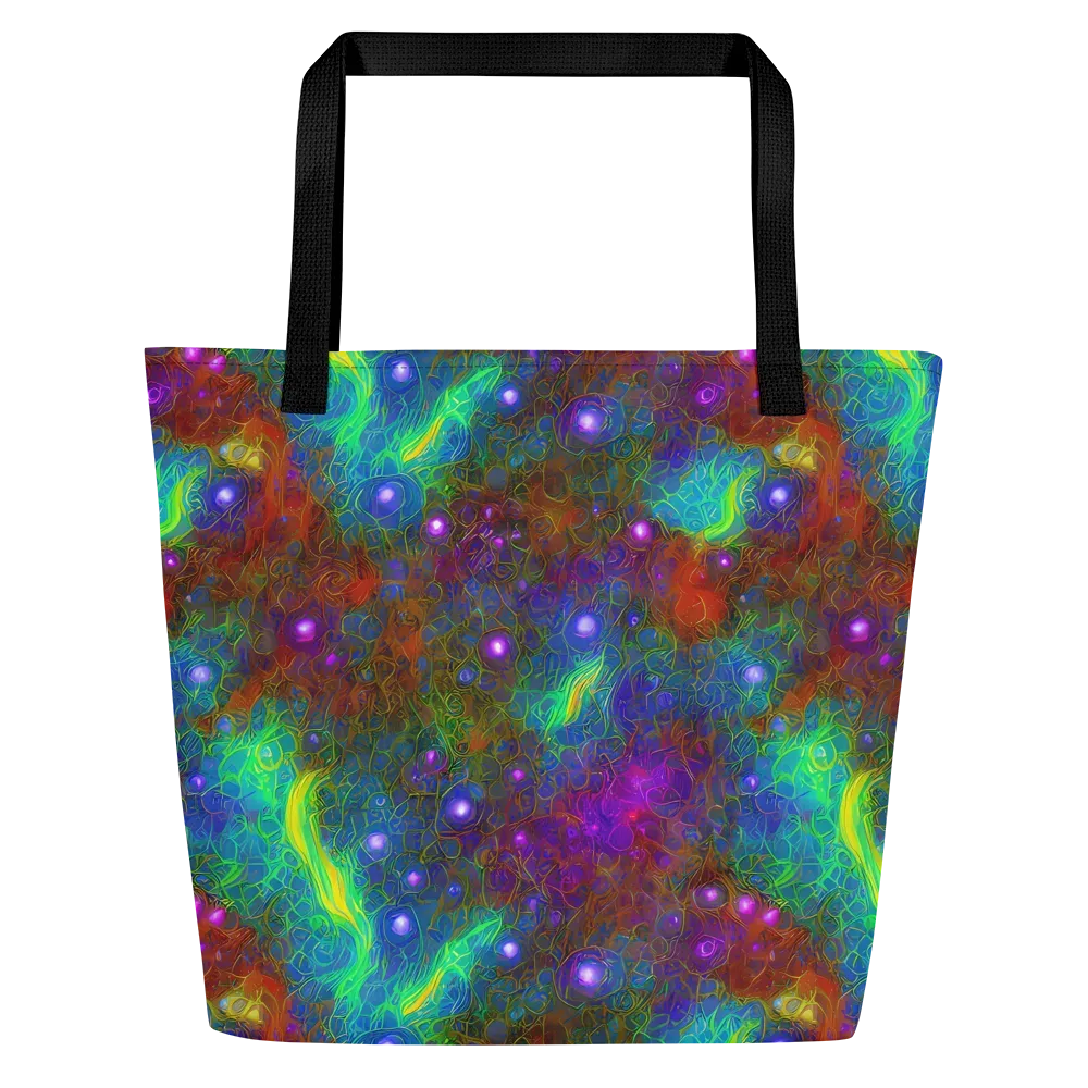 Orbital Thicket on Large Tote Bag W/ Pocket — Front