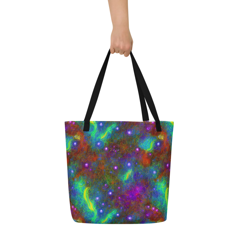 Orbital Thicket on Large Tote Bag W/ Pocket — Front