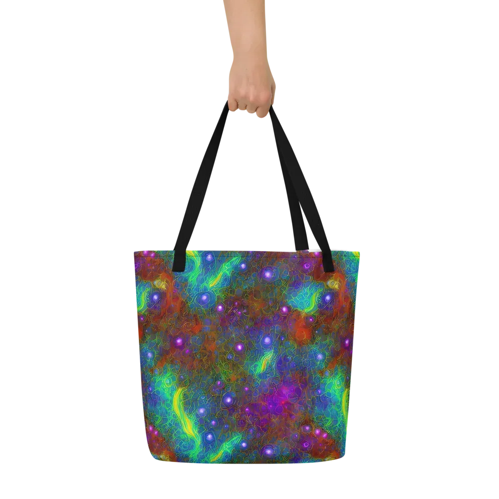 Orbital Thicket on Large Tote Bag W/ Pocket — Front
