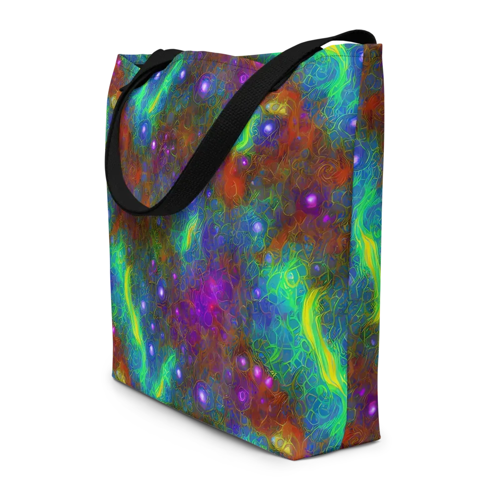 Orbital Thicket on Large Tote Bag W/ Pocket — Front