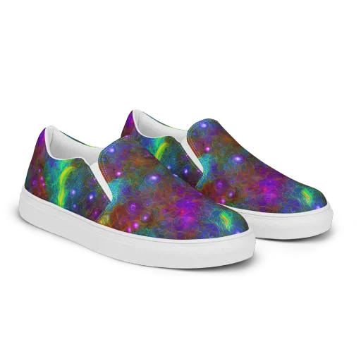 Orbital Thicket on a Women's Slip-On Canvas Shoes