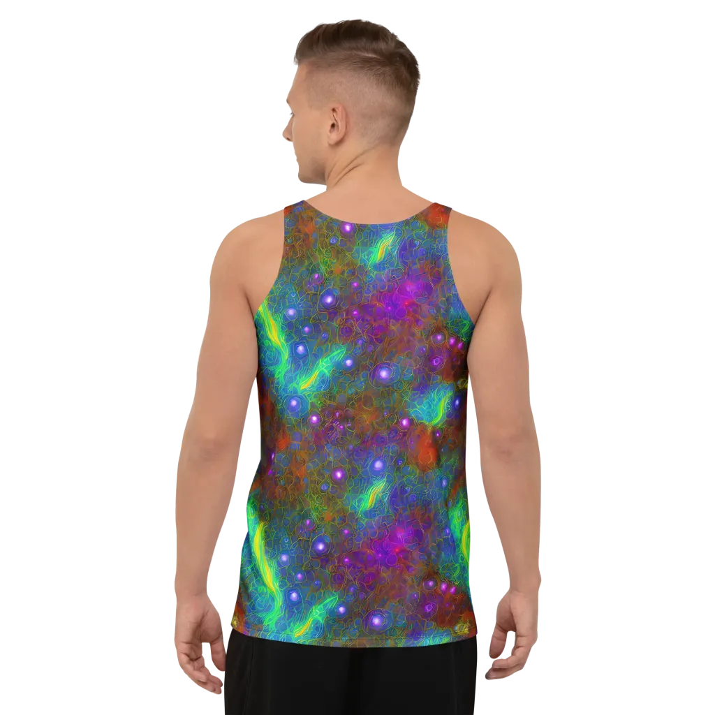Orbital Thicket on Men's Tank Top — Back