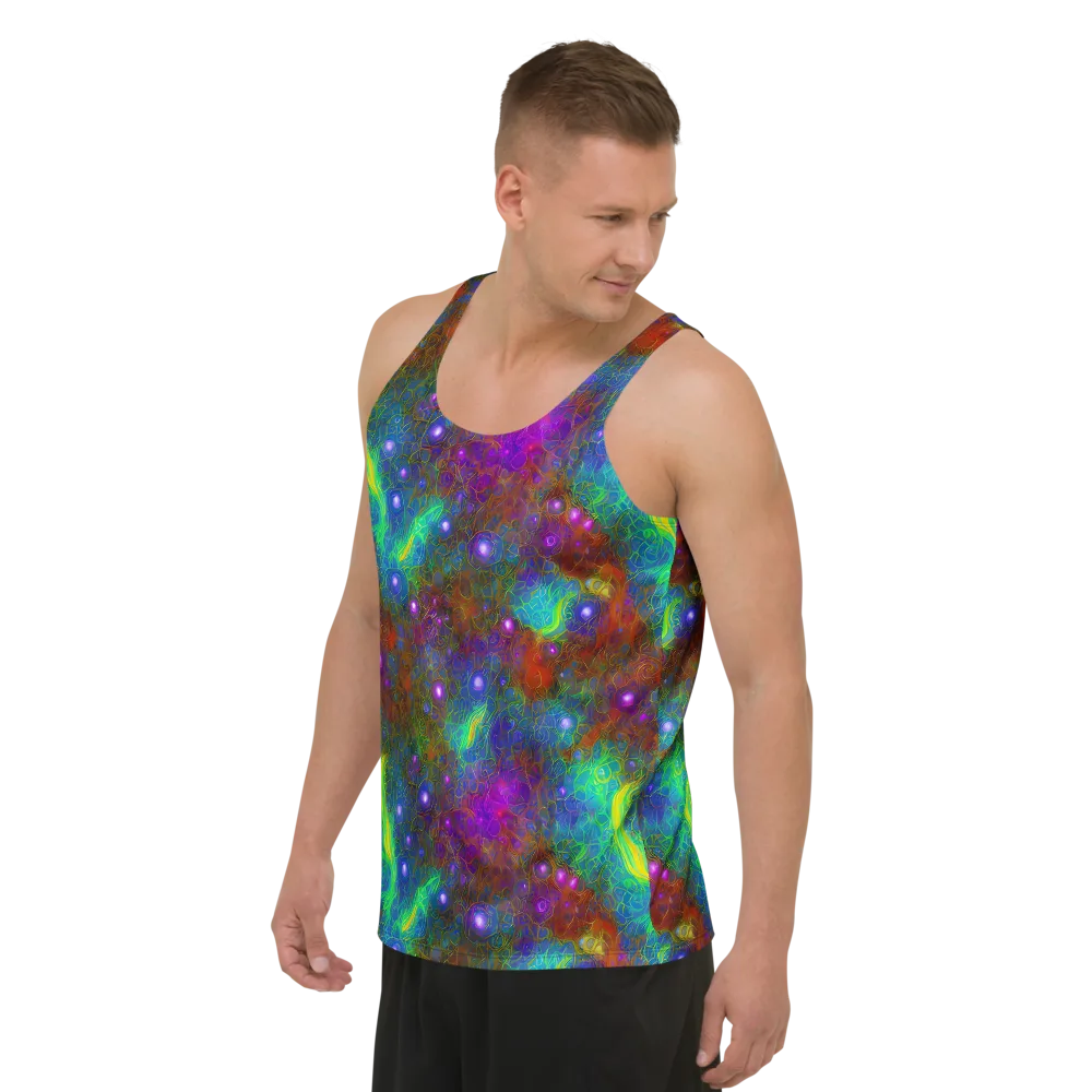 Orbital Thicket on Men's Tank Top — Left Front
