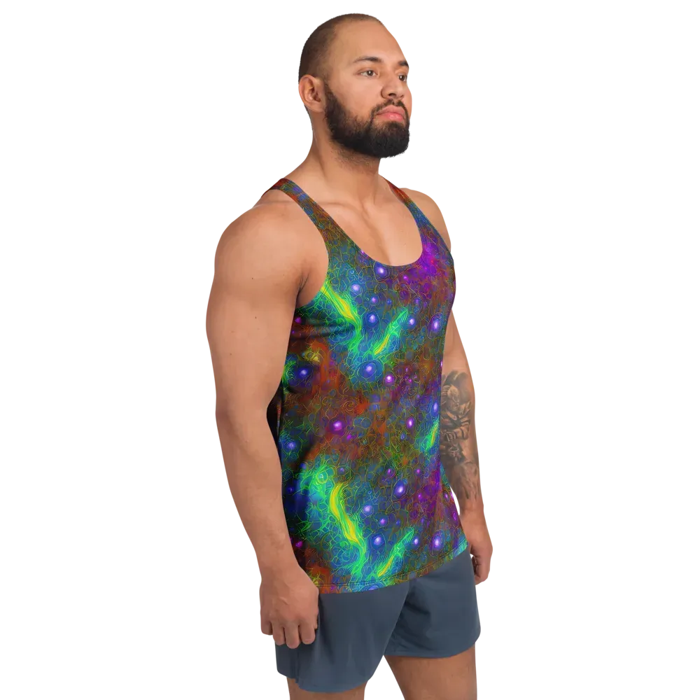 Orbital Thicket on Men's Tank Top — Right Front