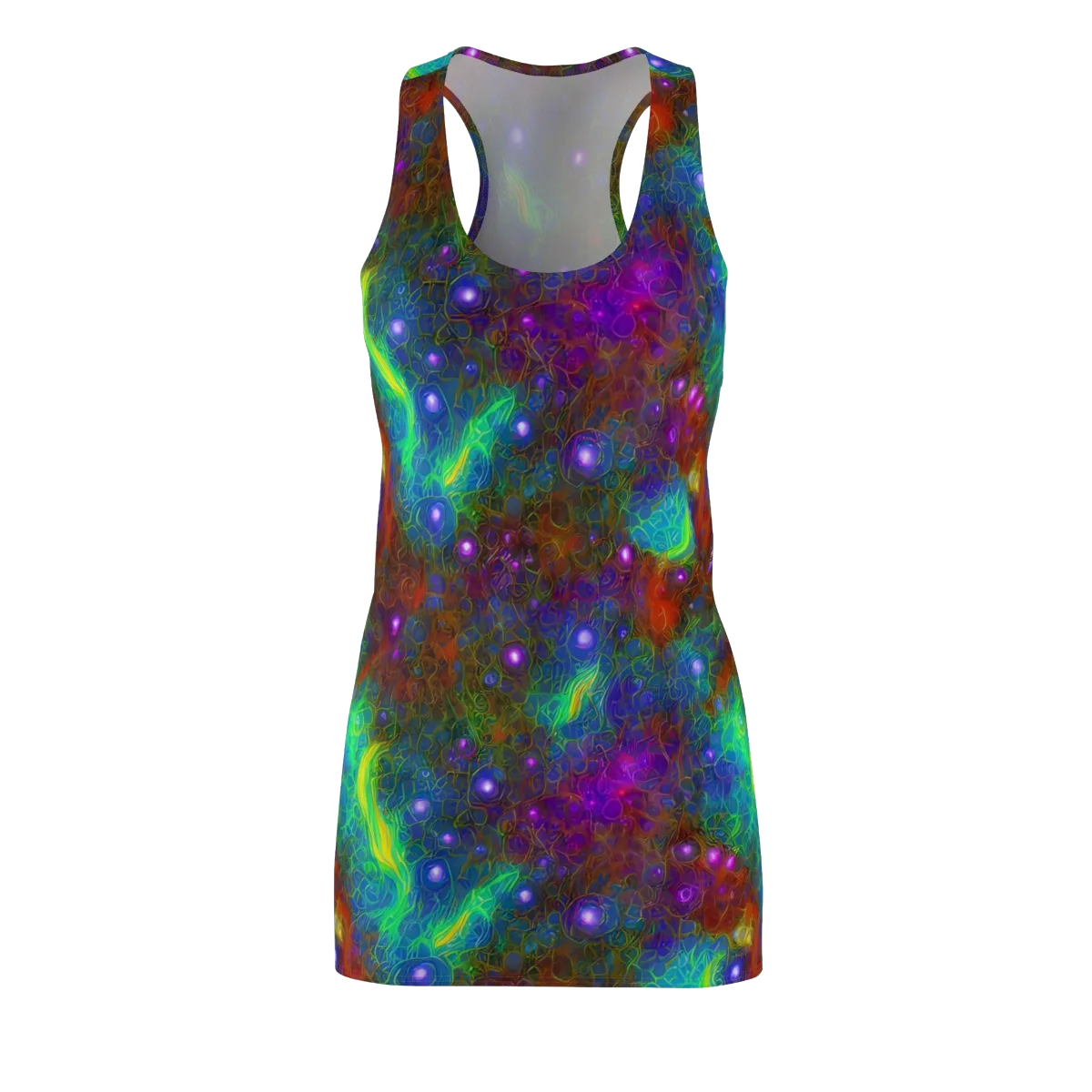 Orbital Thicket on Racerback Dress — Front