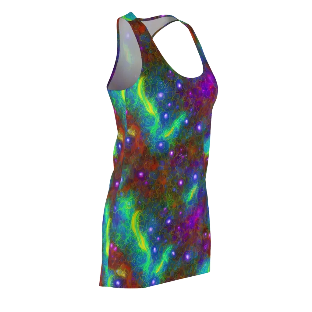Orbital Thicket on Racerback Dress — Front Side