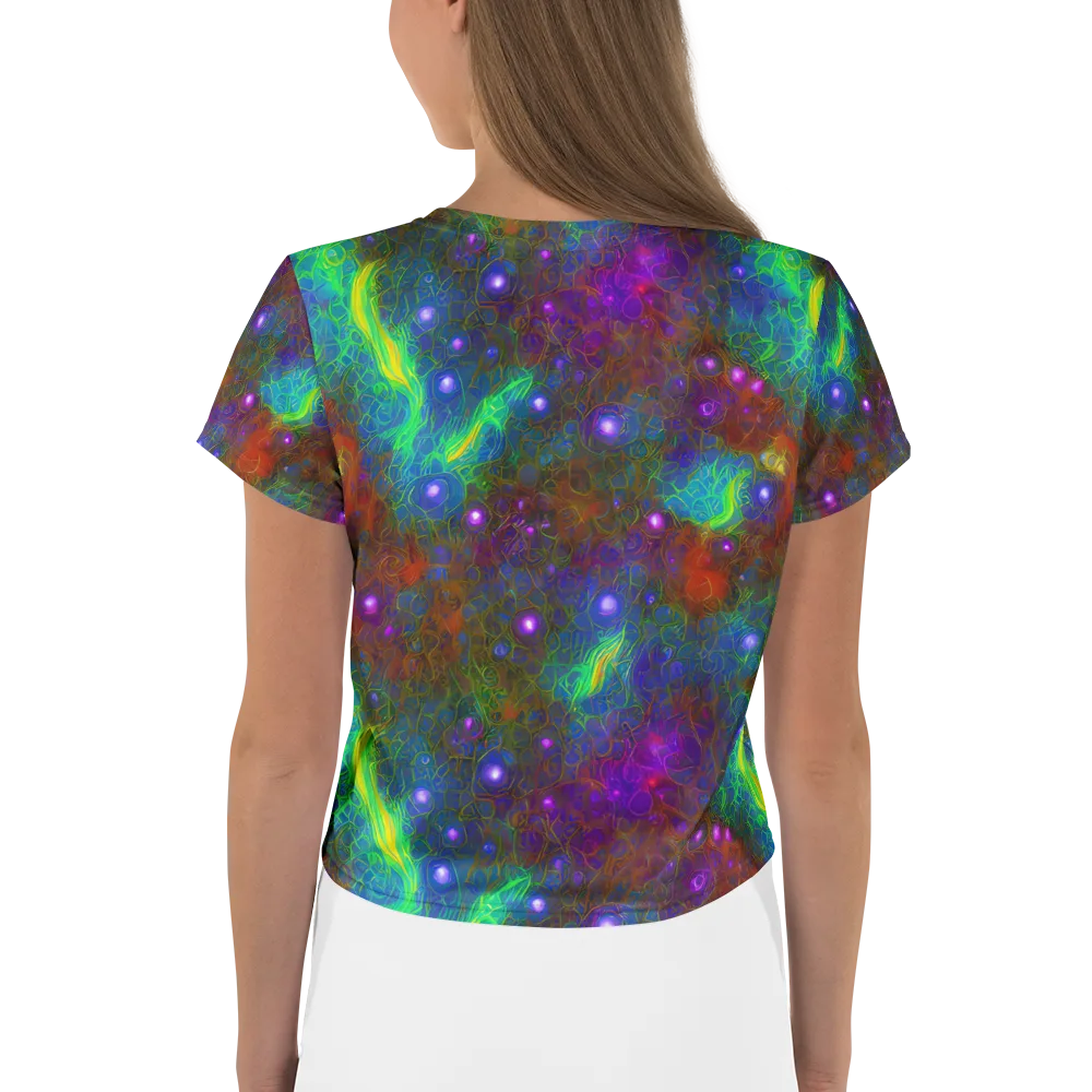 Orbital Thicket on Crop Tee — Back