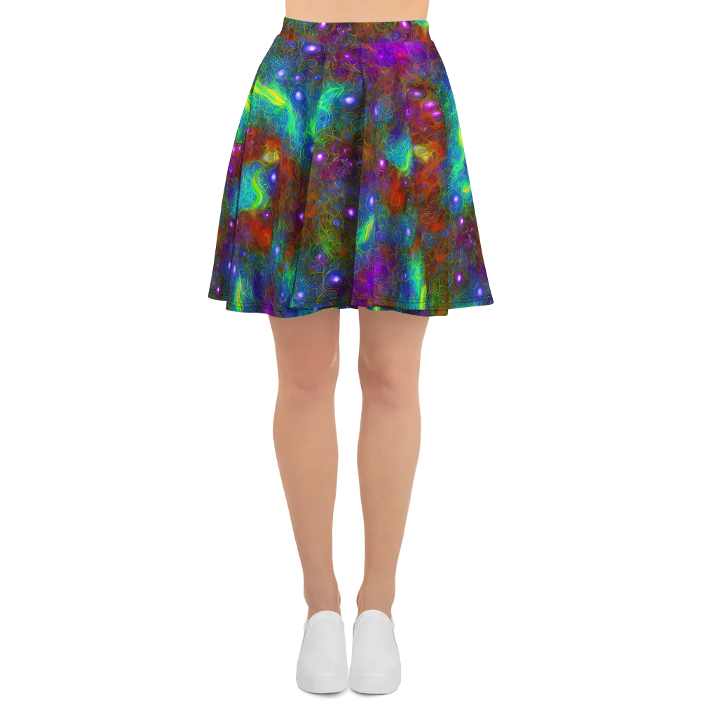 Orbital Thicket on Skater Skirt — Front