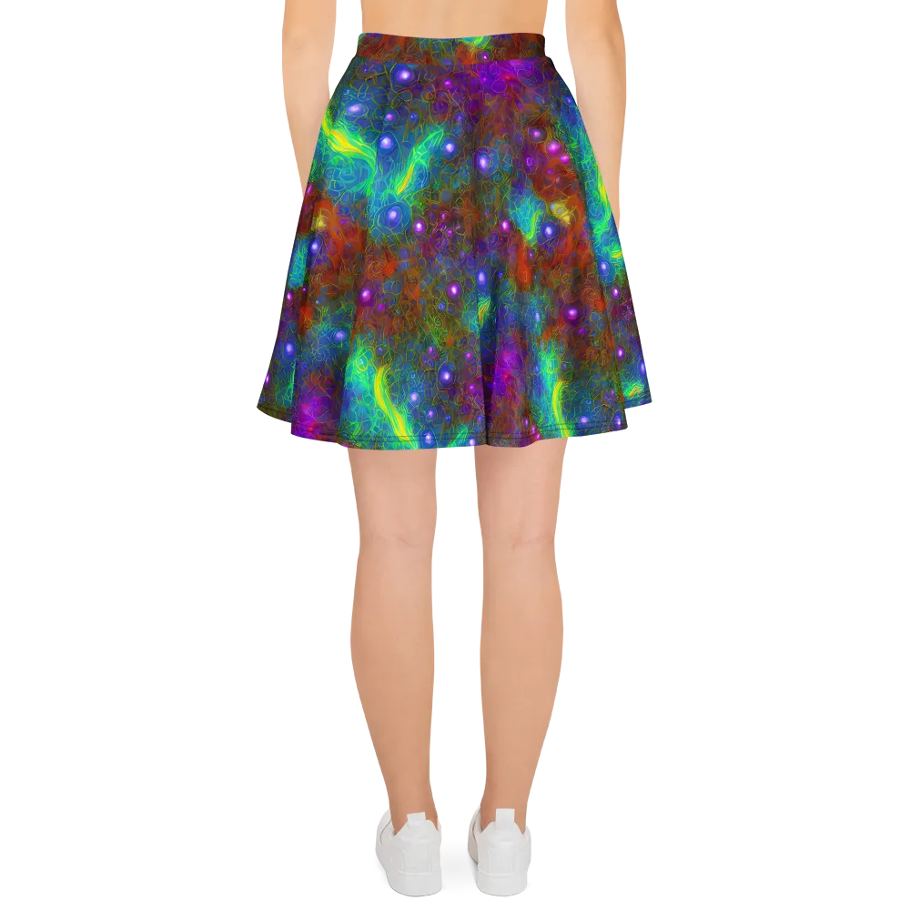 Orbital Thicket on Skater Skirt — Back