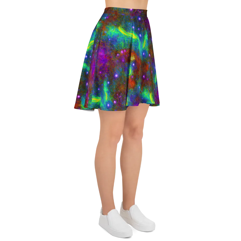 Orbital Thicket on Skater Skirt — Right