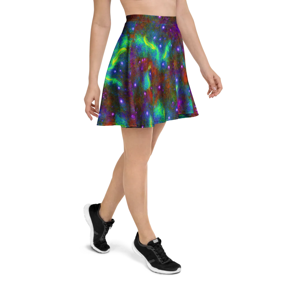 Orbital Thicket on Skater Skirt — Right