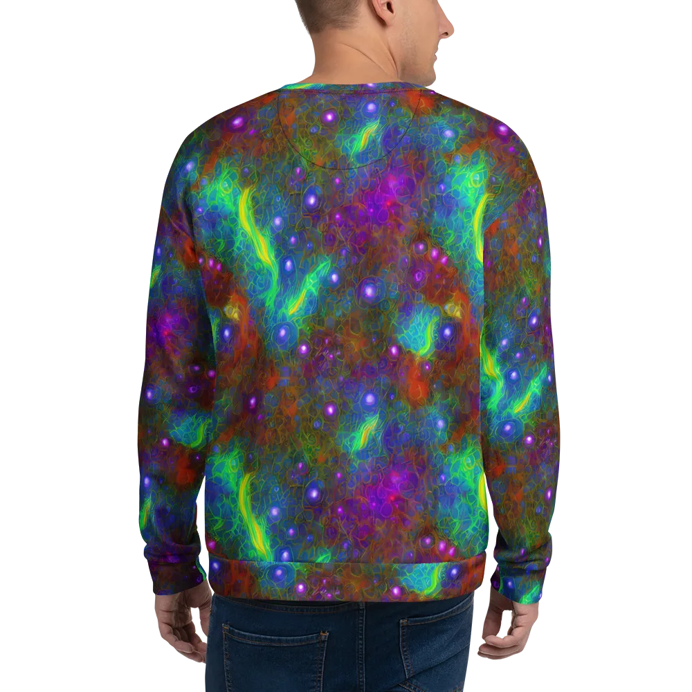 Orbital Thicket on Sweatshirt — Back