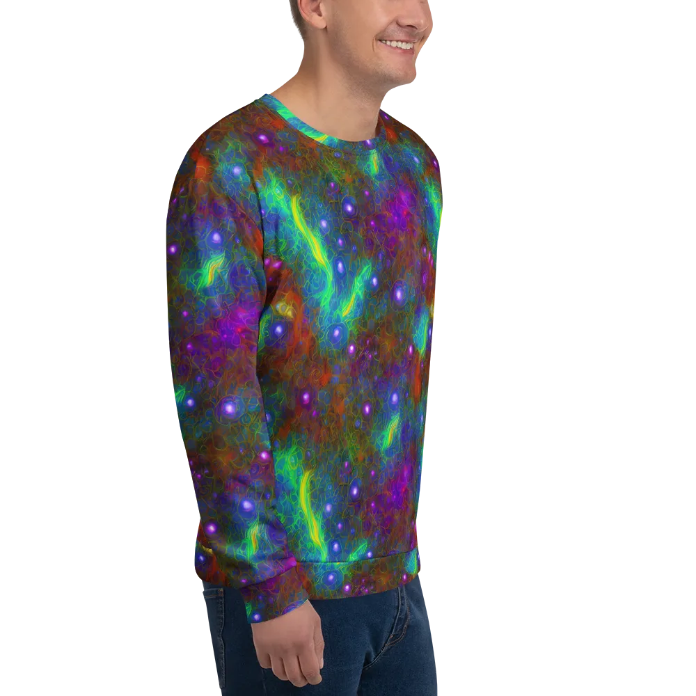 Orbital Thicket on Sweatshirt — Right Front